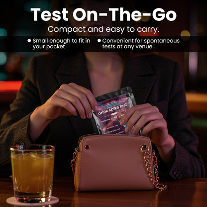 Drink Spiking Rapid Test (GHB, KET, BZO), Ultra-Sensitive