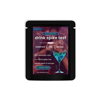 Drink Spiking Test Cassette (GHB, KET, BZO), Ultra-Sensitive